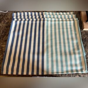 Katie K Blue and Cream Checkered Fabric